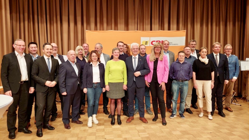 Bei unserem Kreisparteitag am Freitag, 10.11.23 in Vilsingen wurde der Kreisvorstand neu gewählt. Herzlichen Glückwunsch an alle gewählten Kreisvorstandsmitglieder!